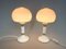 Mid-Century Czechoslovakian Table Lamps in Opaline Glass and Brass by Drukov, 1970s, Set of 2 13