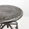 Vintage Industrial Adjustable Brushed Steel Stool, 1950s 5