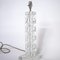 Vintage Glass Table Lamp with Circular Indented Cubes, 1980s 5