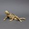 Vintage Italian Brass Desk Reclining Boy Soldier Paperweight 1