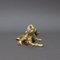 Vintage Italian Brass Desk Reclining Boy Soldier Paperweight 2