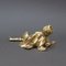 Vintage Italian Brass Desk Reclining Boy Soldier Paperweight, Image 3