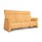 Drei-Sitzer Sofa aus cremefarbenem Leder von Himolla 5