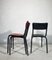 Stacking Chairs in Red and Black by Pierre Guariche for Meurop, 1960s, Set of 6 7