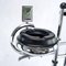 Art Deco Ashtray Stand in Chrome and Bakelite from Demeyere, 1930s, Image 4