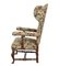 Vintage Tapestry Wingback Armchair, 1920s, Image 4