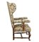 Vintage Tapestry Wingback Armchair, 1920s 3