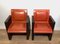 Vintage Leather Armchairs, 1970s, Set of 3 3