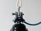 Schwarze Bauhaus Lampe aus Emaille, 1920er-1930er 4