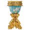 Asian Art Porcelain and Chased and Gilt Bronze Bowl, 1800s, Image 1