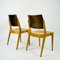 Mid-Century Austrian Beech Stacking Chairs by Karl Schwanzer for Thonet, 1950s, Set of 2 4