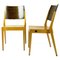 Mid-Century Austrian Beech Stacking Chairs by Karl Schwanzer for Thonet, 1950s, Set of 2 1