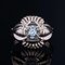 French 18 Karat Rose Gold Ring with Diamond, 1960s 3