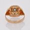 French 18 Karat Rose Gold Ring with Diamond, 1960s, Image 12