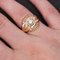 Französischer Ring aus 18 Karat Roségold mit Diamanten, 1960er 7