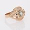French 18 Karat Rose Gold Ring with Diamond, 1960s 9