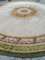Large French Round Savonnerie Rug, 1920s 19