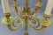 Louis XVI French Bronze Ribbon and Tassel Four-Light Chandelier, 1910s, Image 8