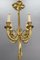 Louis XVI French Bronze Ribbon and Tassel Four-Light Chandelier, 1910s, Image 20