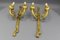 Louis XVI French Two-Arm Ribbon, Knot and Tassel Sconces, 1910s, Set of 2 11