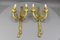 Louis XVI French Two-Arm Ribbon, Knot and Tassel Sconces, 1910s, Set of 2 5
