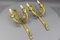 Louis XVI French Two-Arm Ribbon, Knot and Tassel Sconces, 1910s, Set of 2 6