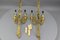 Louis XVI French Two-Arm Ribbon, Knot and Tassel Sconces, 1910s, Set of 2 17