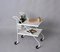 French Serving Bar Cart with Bottle Holder in Enameled Iron by Mathieu Matégot, 1960s, Image 10