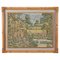 Dipinto Mid-Century balinese su seta con cornice in bambù e vimini, anni '60, Immagine 1