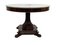 French Charles X Mahogany Table with White Marble Top, 1840s 2