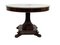 French Charles X Mahogany Table with White Marble Top, 1840s, Image 2