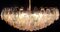 Lámpara de araña grande de cristal de Murano, años 90, Imagen 17