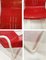 Red & White Deck Sun Lounger, 1980s 9