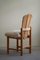Danish Modern Brutalist Sculptural Dining Chairs in Pine, 1970s, Set of 2 9