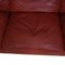 Model 2213 3-Seater Sofa in Red Leather by Børge Mogensen for Fredericia, Image 17