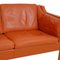 Modell 2213 3-Sitzer Sofa aus Cognacfarbenem Leder von Børge Mogensen für Fredericia, 1990er 10