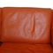 Model 2213 3-Seater Sofa in Cognac Leather by Børge Mogensen for Fredericia, 1990s 6