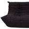 Togo 2-Seater Sofa in Black Alcantara Fabric by Michel Ducaroy for Ligne Roset, 1970s, Image 2