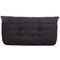 Togo 2-Seater Sofa in Black Alcantara Fabric by Michel Ducaroy for Ligne Roset, 1970s, Image 4