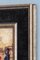 Anne de Seager, Beach Scene, Oil on Panel, 20th Century, Framed 10