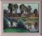 Artista della scuola francese, Paesaggio di campagna, Olio su tela, 1957, Con cornice, Immagine 6