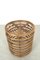 Vintage Bamboo and Rattan Stool 8