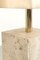 Travertine Table Lamps, Set of 2 5