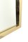 Vintage Gold Brass Mirror 7