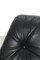 Vintage Black Leather Armchair 6