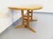 Mesa de comedor escandinava vintage ovalada de roble con extensión, años 60, Imagen 5