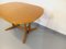 Mesa de comedor escandinava vintage ovalada de roble con extensión, años 60, Imagen 6