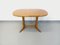Vintage Scandinavian Oval Dining Table in Oak with Extension, 1960s 1
