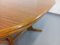 Mesa de comedor escandinava vintage ovalada de roble con extensión, años 60, Imagen 11
