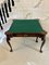 Antique Irish George II Chippendale Mahogany Card Table, 1750 9